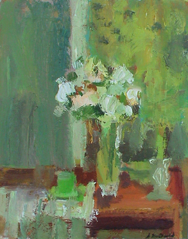 White Roses with Green Teacup - 500k